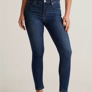 Quince Dark Wash Stretch High Rise Skinny Blue Jeans Women’s 27 Casual Work